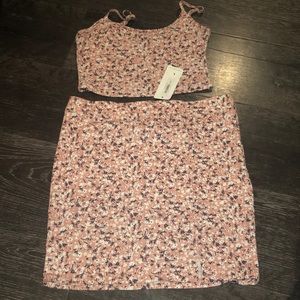 Floral Two piece Outfit